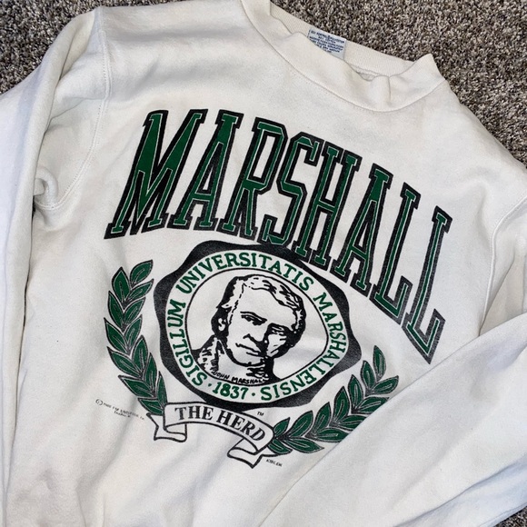 Sweaters - Vintage Marshall Crew Neck Sweatshirt